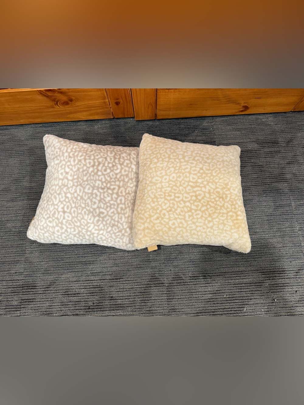 Ugg Leopard Pillows- set of 2